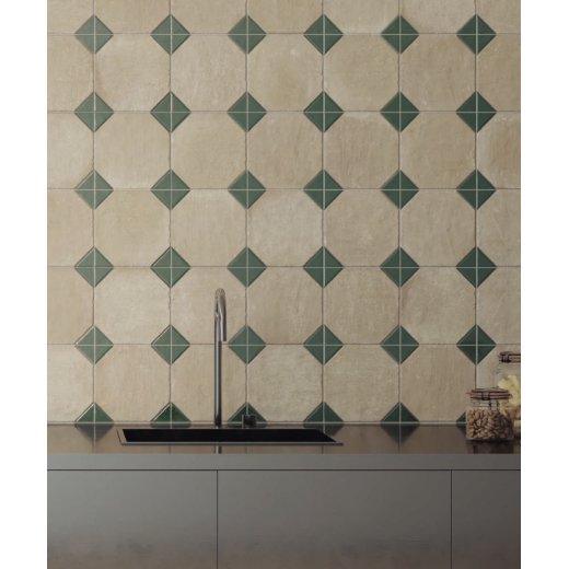 Ignia Sand Decor Green/6 45.2x45.2